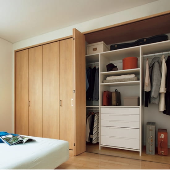 隠してまとめる収納タイプ