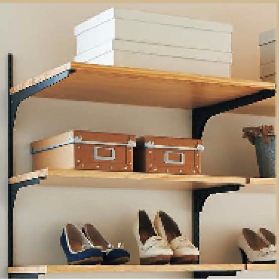 棚の高低差を利用