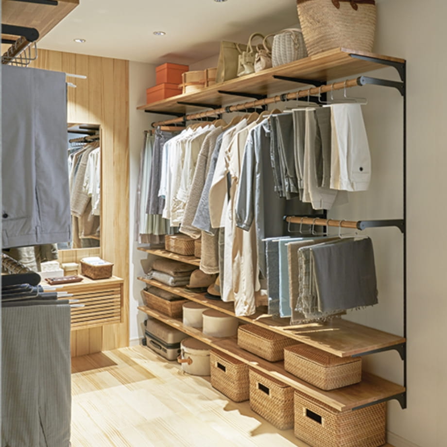 動線と収納にこだわる